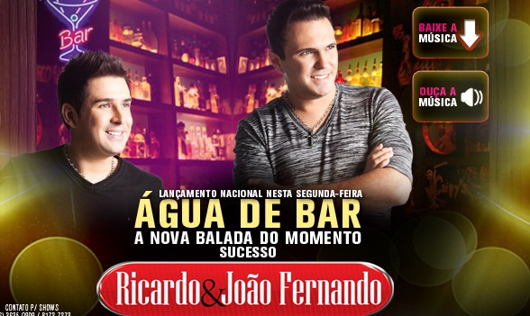 ricardo e joao fernando baixar agua de bar