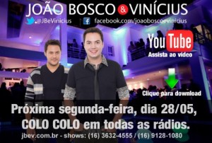BAIXAR ” Colo Colo “| João Bosco e Vinícius Baixe o mais novo sucesso de João Bosco e Vinícius ” ...