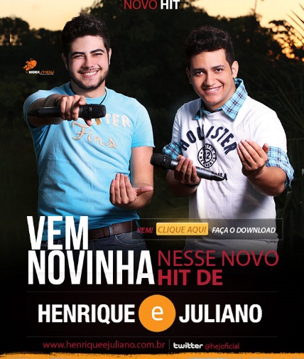 Novinhas do Henrique e Juliano: Contato Fã Clube