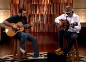 Almir Sater tocando um Blues “O Ganso” junto com Rodrigo Sater no programa ‘Viola minha viola’, da TV Cultura, apresentado pela Inezita Barroso.