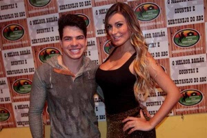 Rafael Machado e Andressa Urach