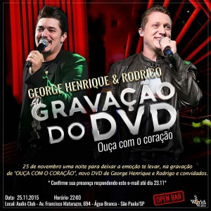 Gravação DVD George Henrique e Rodrigo