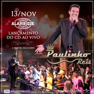 Paulinho Reis lança novo CD em Belo Horizonte