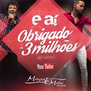 MatoGrosso e Mathias comemoram sucesso de "E Aí"