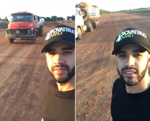 Gusttavo Lima está construíndo uma pista de pouso e decolagem