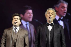 Daniel e Andrea Bocelli abrem comemorações em Aparecida