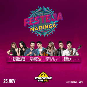 Festeja Maringá 2016 - Ingressos e Shows