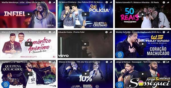 Divulgação matéria no site Sertanejo Oficial