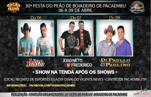 Festa do Peão de Pacaembu 2017 - Ingressos e Shows