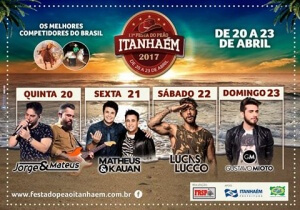 Festa do peão de Itanhaém 2017 - Ingressos e Shows