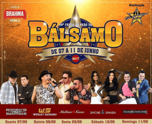 Festa do Peão de Bálsamo 2017 - Ingressos e Shows