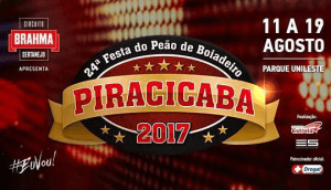 Festa do Peão de Piracicaba 2017 - Programação!