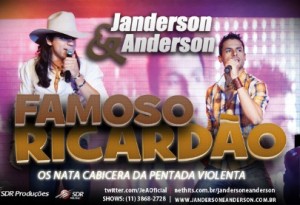 BAIXAR ” Famoso Ricardão ” | Janderson e Anderson Baixe o mais novo sucesso de Janderson e Anderson ” Famoso Ricardão “. CLIQUE AQUI para baixar a música (atenção: a música foi disponibilizada pela própria dupla, grupo, artista ou pelo ...