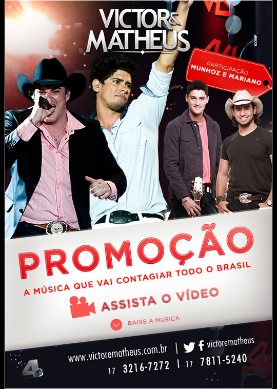 BAIXAR " Promoção " de Victor e Matheus part. Munhoz e Mariano Sertanejo Oficial
