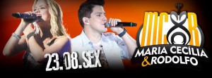 Sucesso no cenário sertanejo, a dupla Maria Cecília e Rodolfo subirá ao palco da casa de shows Vacaloca, na próxima sexta, dia 23/08, em Mogi das Cruzes (SP). Os cantores prometem colocar o público para cantar ao som dos hits ...