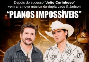 Depois do sucesso “Jeito Carinhoso” a dupla de irmãos paranaenses, Jads e Jadson, lançou no último dia 11 sua nova ...