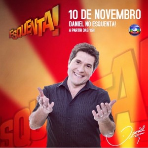 Este domingo vai estar ainda mais animado com a participação do cantor Daniel no Programa Esquenta!, que será exibido pela ...