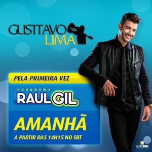 O cantor e músico Gusttavo Lima levará seus grandes sucessos pela primeira vez ao palco do Programa Raul Gil, exibido pelo SBT. A participação especial do artista vai ao ar amanhã, 08/02, a partir das 14h15. Durante a atração, além ...