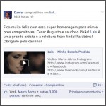 Nesta semana, a cantora Lais postou um vídeo da música “Minha Estrela Perdida”, voz e violão, um sucesso da dupla ...