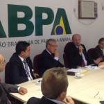 Durante visita à sede da Associação Brasileira de Proteína Animal (ABPA) na manhã de ontem, dia 09/04, em São Paulo ...