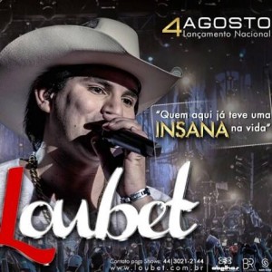 O cantor sertanejo Loubet lançou na última segunda-feira, dia o4/08, sua nova música de trabalho, “Insana”. A canção faz parte do seu CD/DVD “Ao Vivo em Campo Grande”. Em suas redes sociais o cantor comentou: “Tivemos uma repercussão incrível com ...