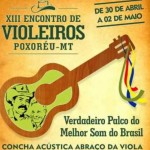 Poxoréu: programação do Encontro de Violeiros 2015.