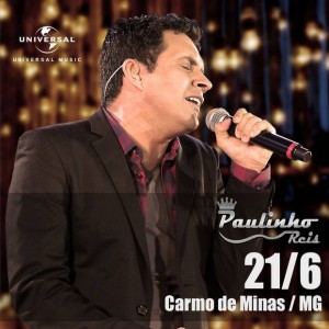 Paulinho Reis se apresenta em Carmo de Minas (MG)  O cantor e compositor Paulinho Reis se apresenta em Carmo de ...