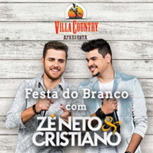 Confira aqui a programação da Festa do Branco com Zé Neto e Cristiano – Ingressos CLIQUE AQUI para comprar seu ingresso ...