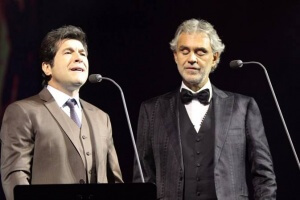 Daniel é convidado para última apresentação de Bocelli no Brasil