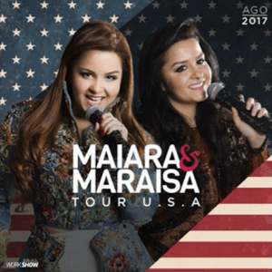Maiara e Maraisa fazem primeira turnê nos EUA De 24 a 28 de agosto, as gêmeas mais queridas do Brasil levam todo seu charme e talento para quatro cidades dos Estados Unidos. Serão quatro dias de apresentações, que acontecem respectivamente ...