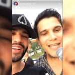 Sertanejo gravou momento e postou nas redes sociais.